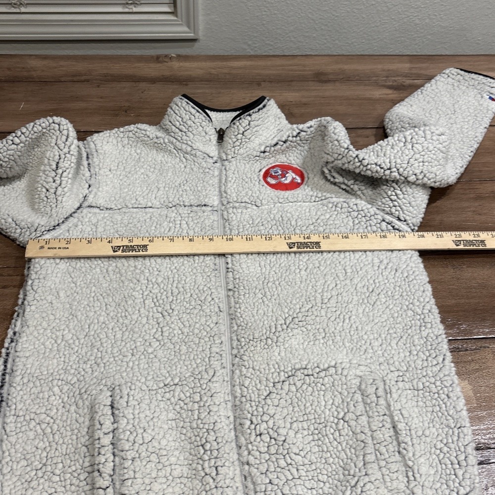 Champion Women's Fresno State Bulldogs NCAA Sherpa Full Zip Jacket Sizes S - Picture 7 of 9